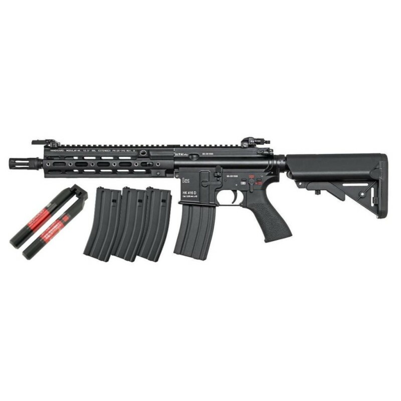 Rifle de Airsoft Aeg Tokyo Marui HK416D Combo 3 Mags