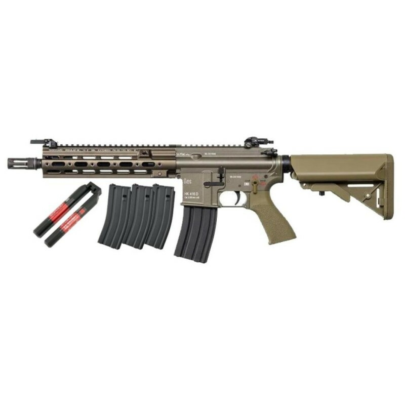 Rifle de Airsoft Aeg Tokyo Marui HK416D Combo 3 Mags