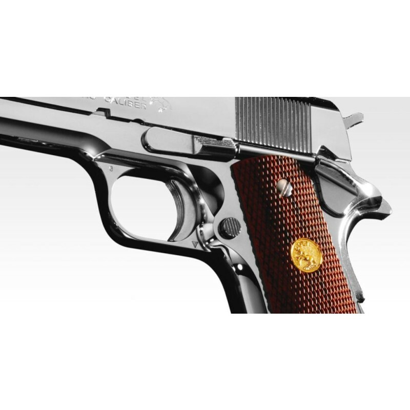 トイガン TOKYO MARUI COLT GOVERNMENT Series 70 TOKYO MARUI GBB 1911 COLT 70 BLOWBACK AIRSOFT PISTOL NICKEL